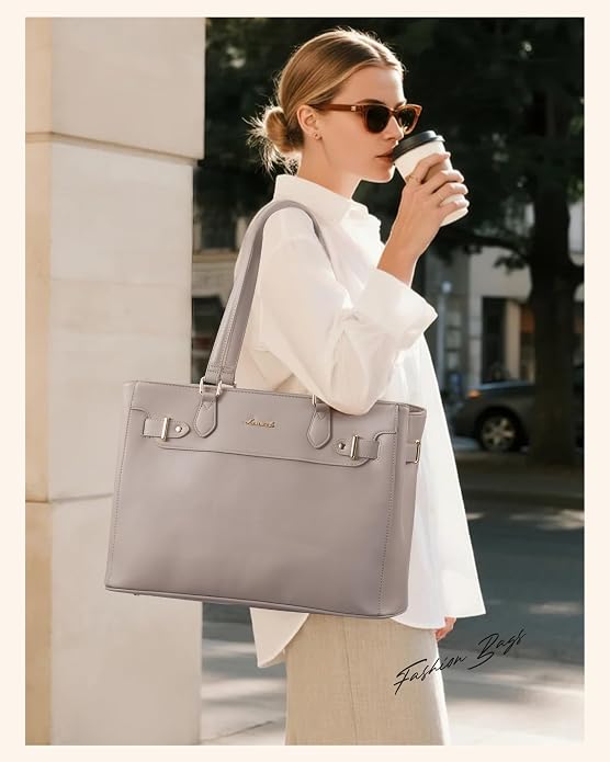 LOVEVOOK Laptop Tote Bag for Women Work, Teacher Tote Bag - Image 2