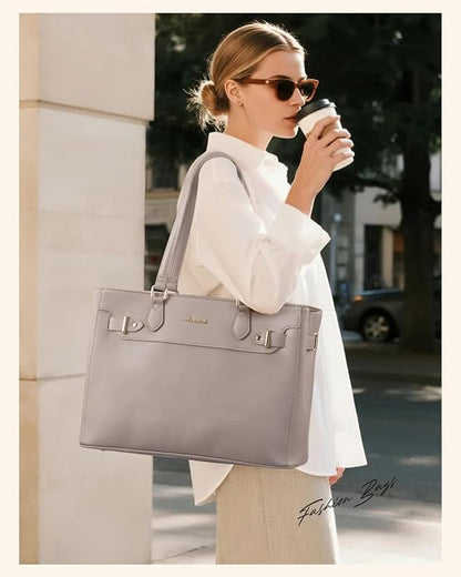 LOVEVOOK Laptop Tote Bag for Women Work, Teacher Tote Bag - Image 2
