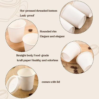 100 Sets 2 oz Disposable Espresso Cup - Image 3