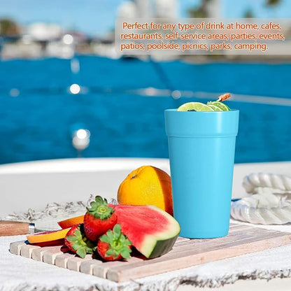 Homestockplus 【Set of 8】 20 Oz Tumbler Cups, Unbreakable Drinking Cups - Image 6