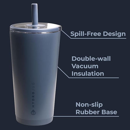 HydroJug Everyday Tumbler 20 oz, Ceramic-Lined Straw Cup - Image 3