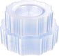 COLOSUS 60pcs Clear Plastic Plates Disposable -Heavy duty Plastic Party Plate set Include 30 dinner plates and 30 dessert/salad plates for Party/Wedding