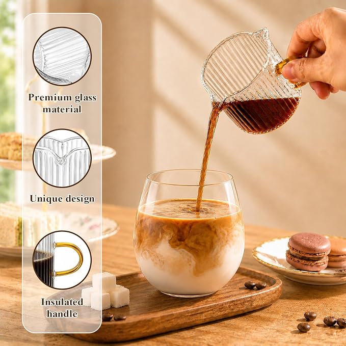 4OZ Glass Espresso Shot Cups Set - Image 7