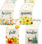 4 Pcs Hello Summer Table Runner Seasonal Table Runners 13 x 72 Inch Maple by Mindsoft