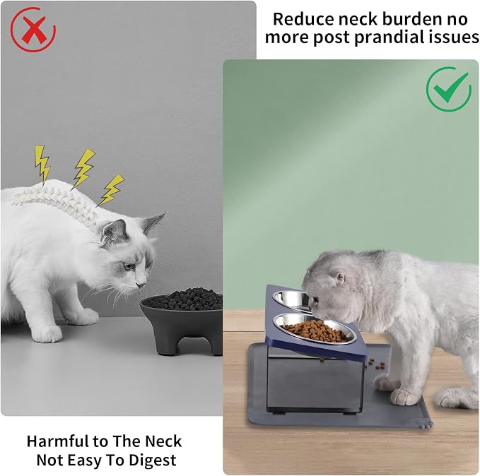 Summark Upgraded Elevated Cat Bowls - Image 2