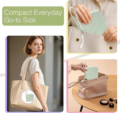 Corduroy Period Pouch for Women, Cute Sanitary Pad Pouch - Image 6