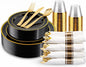 175PCS Black and Gold Plates by WDF