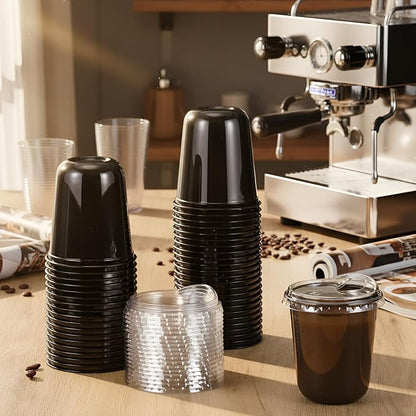 Baderke 50 Pcs Round Bottom Plastic Cups - Image 2