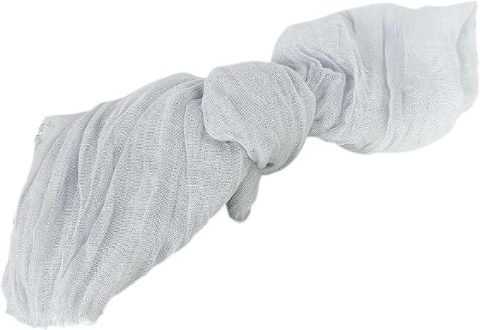 Efavormart 5 Pack 24"x19" Silver Gray Matte Gauze Cheesecloth Napkins, Soft - Image 6