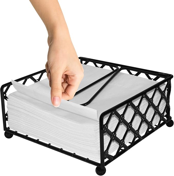 Blue Donuts Lattice Collection Napkin Holder – Napkin Holders - Image 4