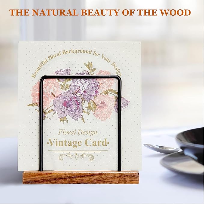 Acacia Wood Napkins Holder - Image 4