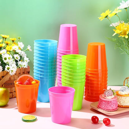 Yungyan 200 Pack 16 oz Stadium Cups Reusable Plastic Cups Blank Drink Stadium - Image 6