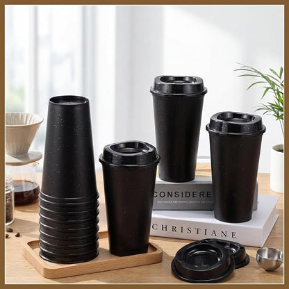 Honeydak 45 Pack 16 oz Reusable Coffee Cups - Image 2