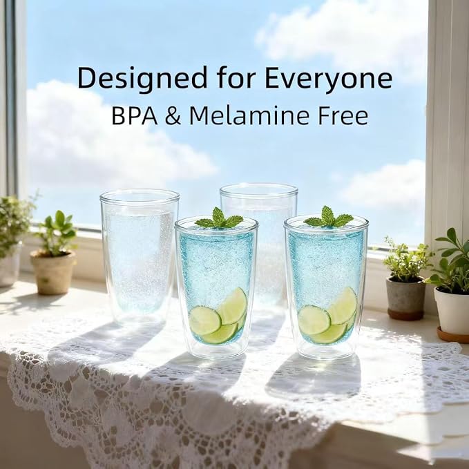 Unbreakable 16oz Tumblers Set of 4 - Image 3