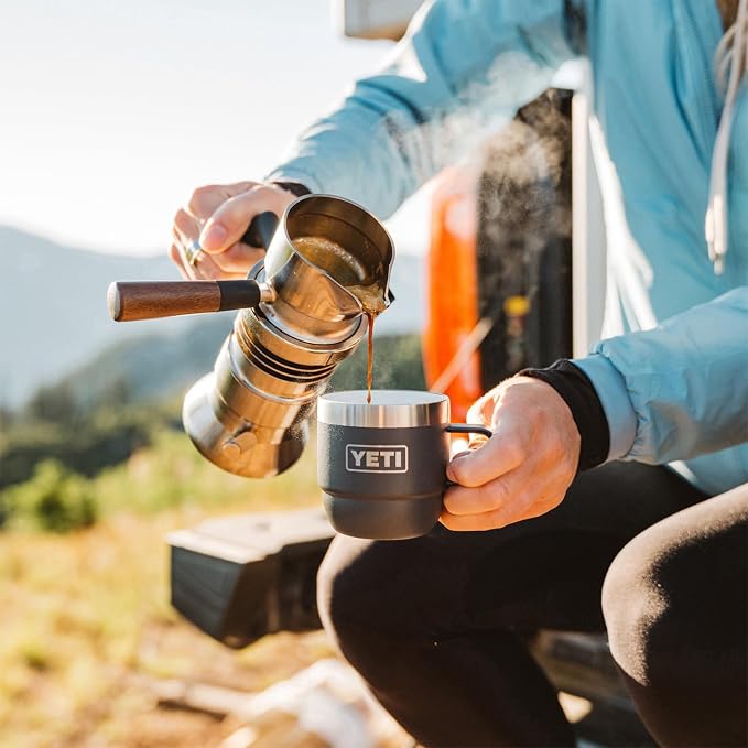YETI Rambler 6 oz Stackable Mug, Stainless Steel, Vacuum Insulated - Image 6