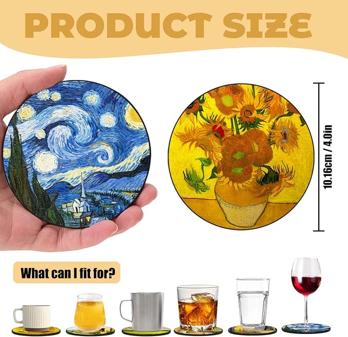 Coasters Set of 6 - Image 2