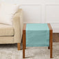 Solino Home Cotton Linen Dining Table Runner Pastel Turquoise, 14 x 36 in | by SolinoHome