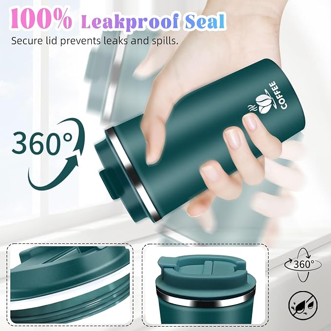 17oz Insulated Travel Coffee Mug - Image 6