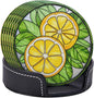 Lemon Coasters for Drinks by petloverdoglovercommunity