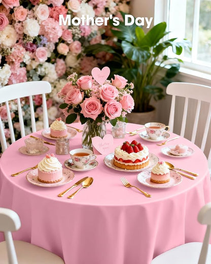 Pureegg Plastic Table Cloth Disposable 12 Pack, Easter Party, Valentines - Image 8
