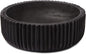 DN DECONATION Wooden Decorative Bowl, 9.84” Black Wood Fruit Bowl for Rustic Home Decor, Key Bowls for Farmhouse Decor Table Centerpiece Entryway Living Room Kitchen
