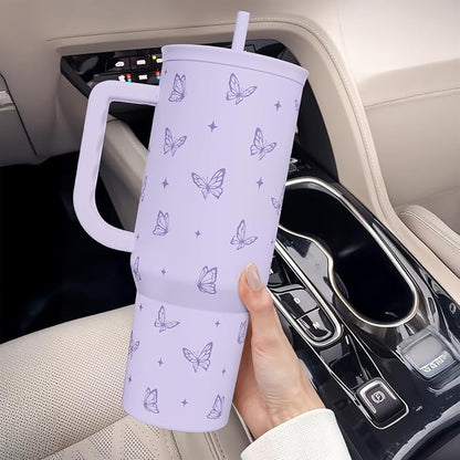 Butterfly Gifts for Women, Stainless Steel Insulated Coffee Travel Mug Cup - Image 6
