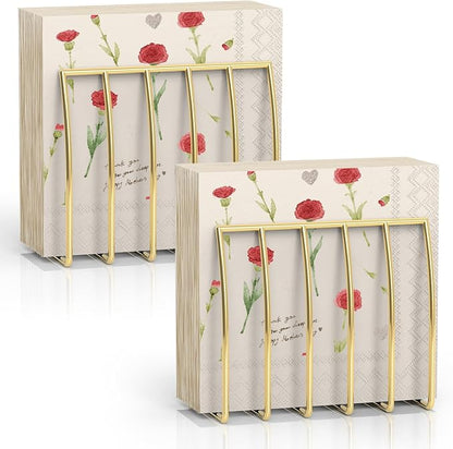 Napkin Holder for Table, Cocktail Upright Napkin Dispenser Suitable for All by ZYLBB