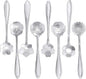 Maitys 16 Pcs Silvery Flower Coffee Spoons by Maitys