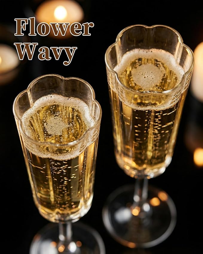 Ciaell 24 Pack Plastic Champagne Flutes - Image 6