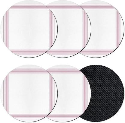 Modern Minimalist Styles Coasters Set of 6, Absorbent Coasters by Unknown