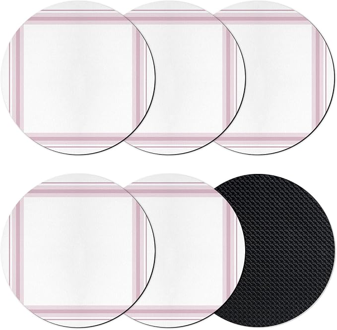 Modern Minimalist Styles Coasters Set of 6, Absorbent Coasters by Unknown