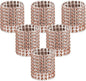 Accmor 50pcs Napkin Rings, Champagne Napkin Rings Buckles | Napkin Rings by Accmor