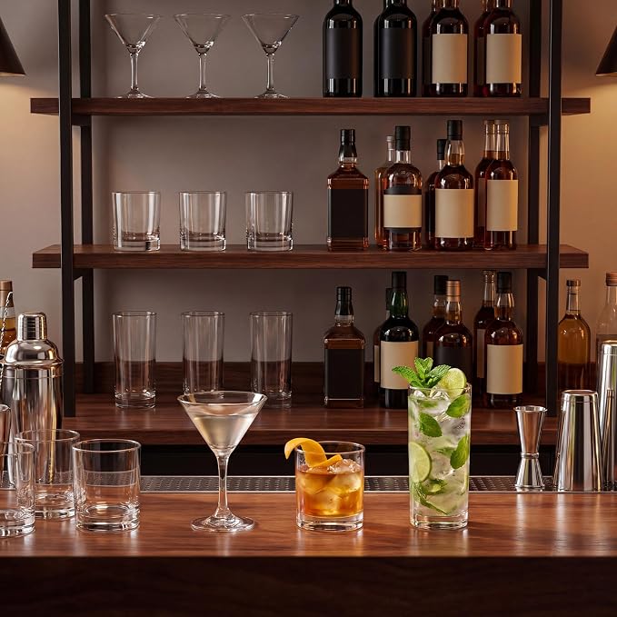 Mixed Cocktail Glasses Set of 12 - Image 3