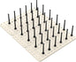 3pcs Pegboard Dish Drying Rack - Countertop Cabinet Organizer for Plates, Cups | Fits Drawer Storage & Book Holder (Beige)