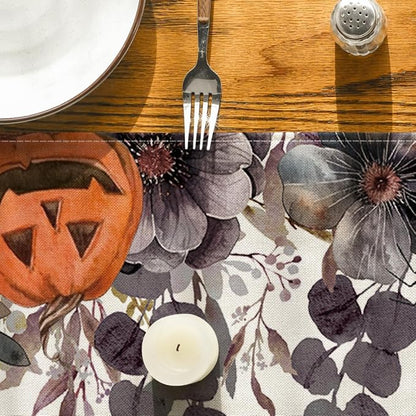 Artoid Mode 210 GSM Halloween Table Runner 13x48 Inch Home Party Decor | - Image 7