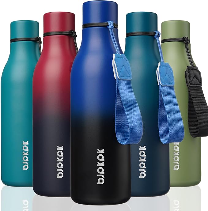 BJPKPK 18oz Insulated Water Bottle, Stainless Steel Bottle by BJPKPK