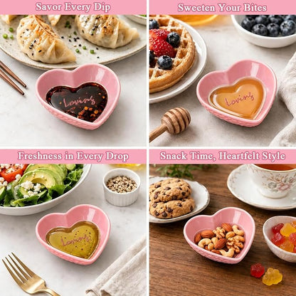 HOMQUEN Dipping Bowls, 3oz Soy Sauce Dish, Pturdy Plastic Small Bowls Set of 6 - Image 7