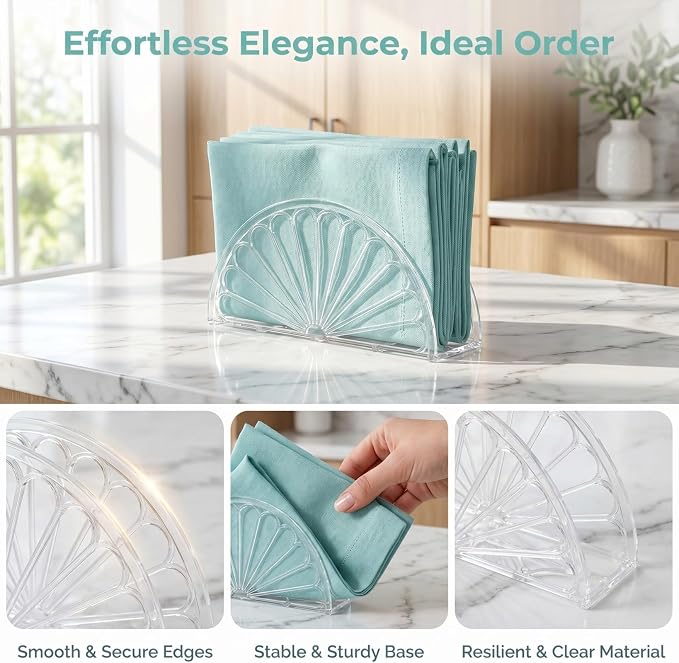 MAGICLULU Transparent Napkin Holder Stand - Image 6