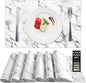 Leather Placemats Set of 6, Marble Placemats for Dinner Table Mats Heat Resistant Placemats Washable Insulation Table Mat Kitchen Marble Place Mats Nordic Style