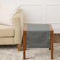 Solino Home 100% Pure Linen Table Runner Gray, Classic Hemstitch 14 x 36 in | by SolinoHome