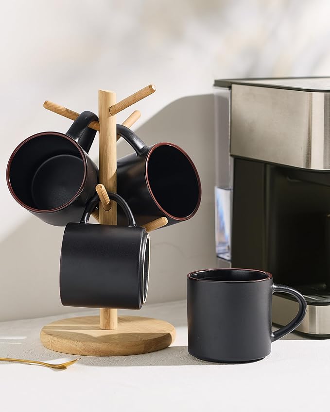 famiware Coffee Mugs Set of 4, Nebula 14oz Coffee Mugs Ceramic Cup Set | - Image 5
