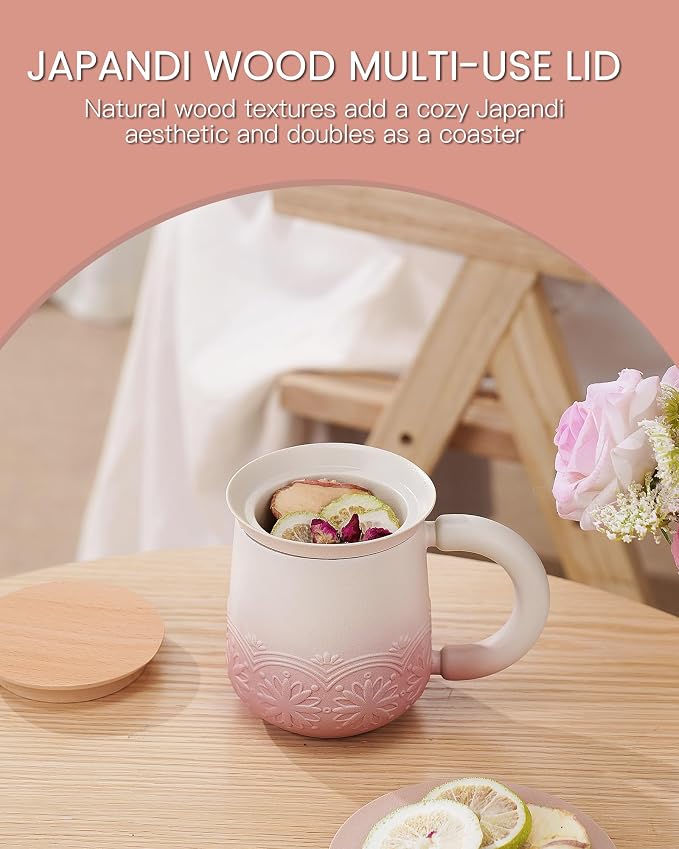 ZENS Tea Mug with Infuser and Lid - Image 2