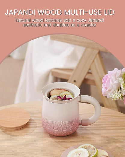 ZENS Tea Mug with Infuser and Lid - Image 2