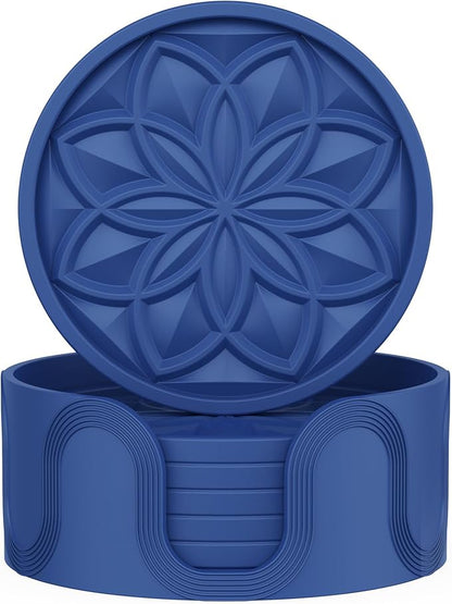 HFHOME Silicone Coasters Set by HFHOME