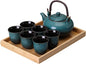 KEYDUACU Japanese Porcelain Gongfu Tea Set, Chinese Asian Style by KEYDUACU