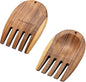 muso eood Acacia Salad Hands, Wooden Salad Tongs, 1 Pair | by Musowood