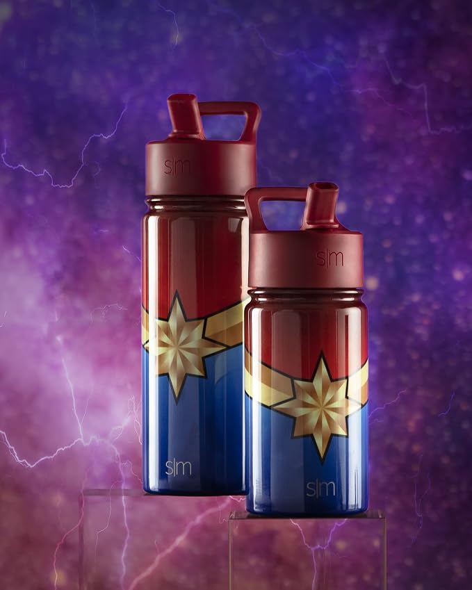 Simple Modern Marvel Avengers Kids Water Bottle & Toddler Cup | 14oz | - Image 2