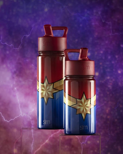 Simple Modern Marvel Avengers Kids Water Bottle & Toddler Cup | 14oz | - Image 2