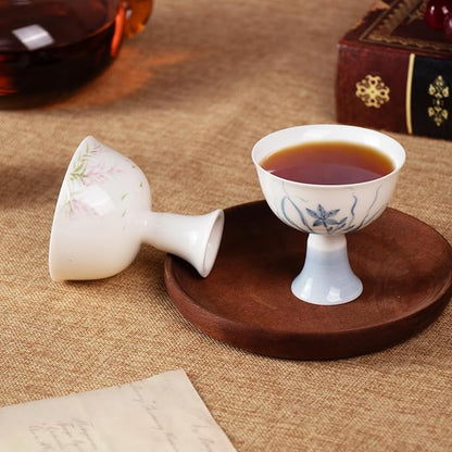 KAMMAK Tea Cup, 2.5oz Small Tea Cups Set of 2, Chinese Kungfu Tea Cups - Image 3