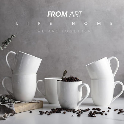 Coffee Mugs Set of 6, 16Oz Large Ceramic Mugs - Image 4